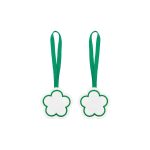 Flower Blank Name Tag Pendant (Recycled Felt Keychain) - 6