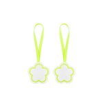Flower Blank Name Tag Pendant (Recycled Felt Keychain) - 8