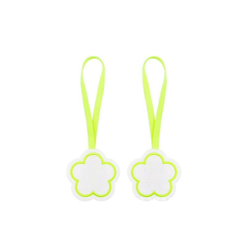Flower Blank Name Tag Pendant (Recycled Felt Keychain) - 8