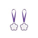 Flower Blank Name Tag Pendant (Recycled Felt Keychain) - 9