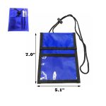 Folded Neck Wallet With Clear Front Window - 1