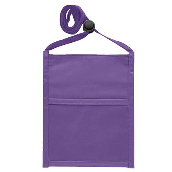 Front Clear Window w/Back Double Pocket Neck Wallet - 3