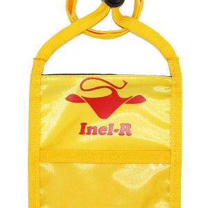 Gold One Pocket Event Neck Wallet w/Printed 3/8" Lanyard