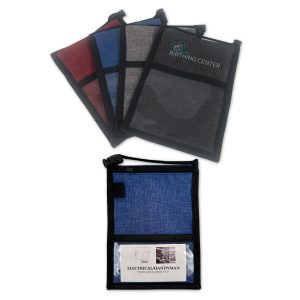 Heathered Neck Wallet Badge Holder