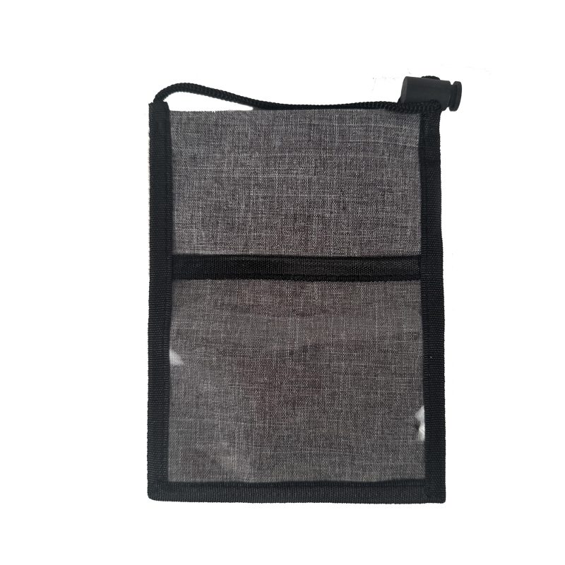 Heathered Neck Wallet Badge Holder - 5
