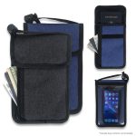 Heathered Travel Neck Wallet - 1