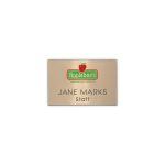 Hollywood Plastic Express Name Badge (Standard size 2" x 3")