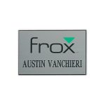 Hollywood Plastic Name Badge (Custom sized between 6 and 9 sq. in.)