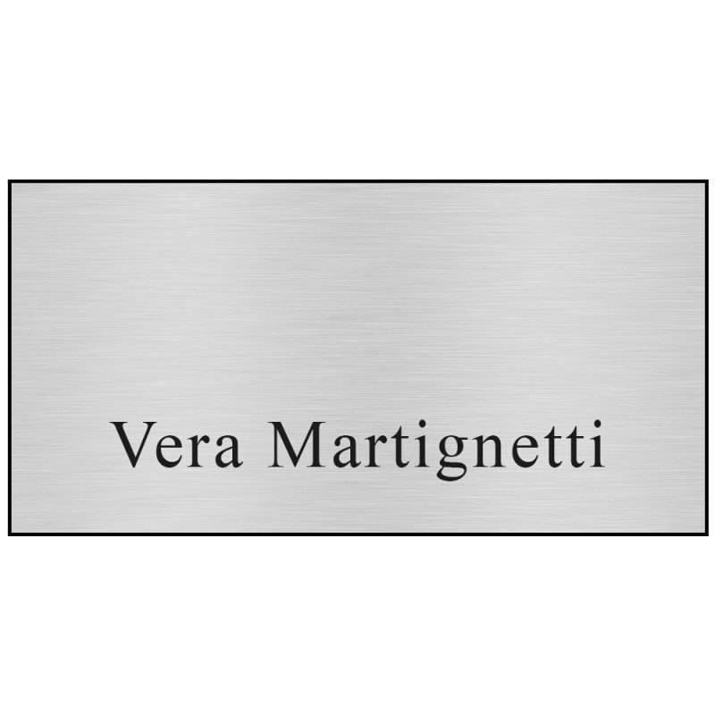 Hollywood Plastic Name Badge (Standard Size 1-1/2" x 3") - 1