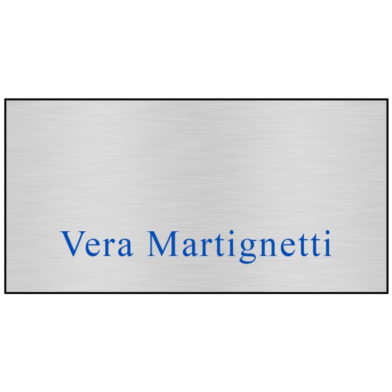 Hollywood Plastic Name Badge (Standard Size 1-1/2" x 3") - 2