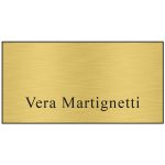 Hollywood Plastic Name Badge (Standard Size 1-1/2" x 3") - 3