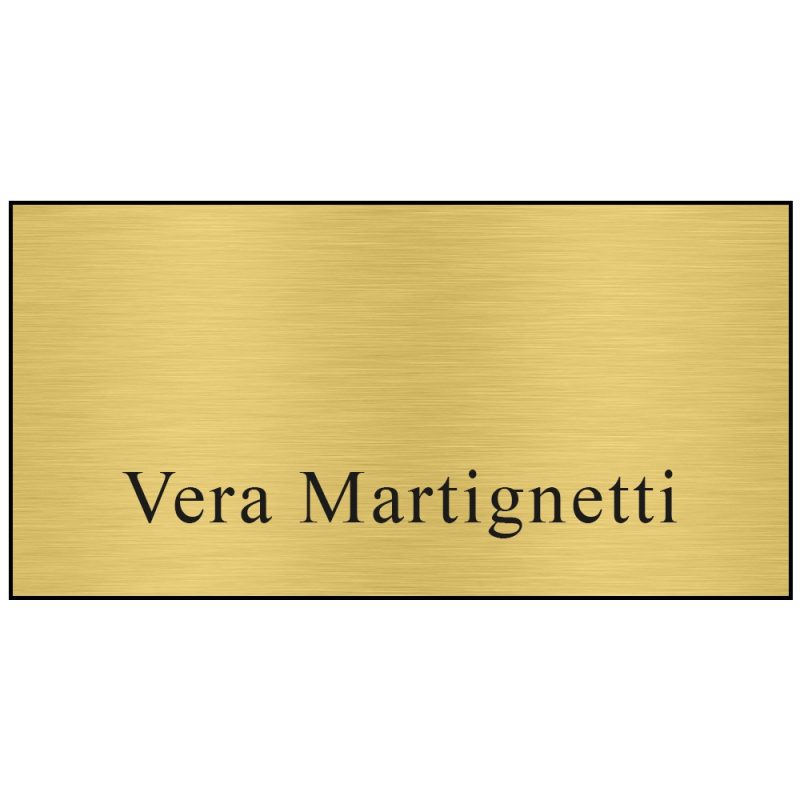 Hollywood Plastic Name Badge (Standard Size 1-1/2" x 3") - 3
