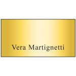 Hollywood Plastic Name Badge (Standard Size 1-1/2" x 3") - 5