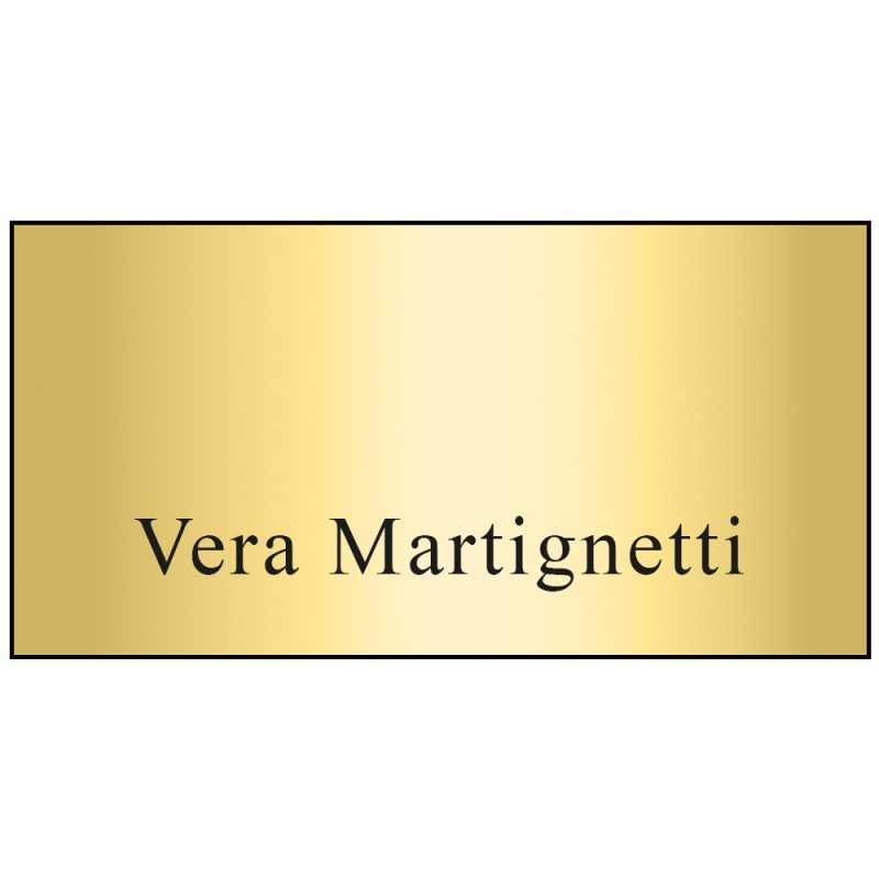 Hollywood Plastic Name Badge (Standard Size 1-1/2" x 3") - 6