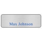 Hollywood Plastic Name Badge (Standard Size 1" x 3") - 2