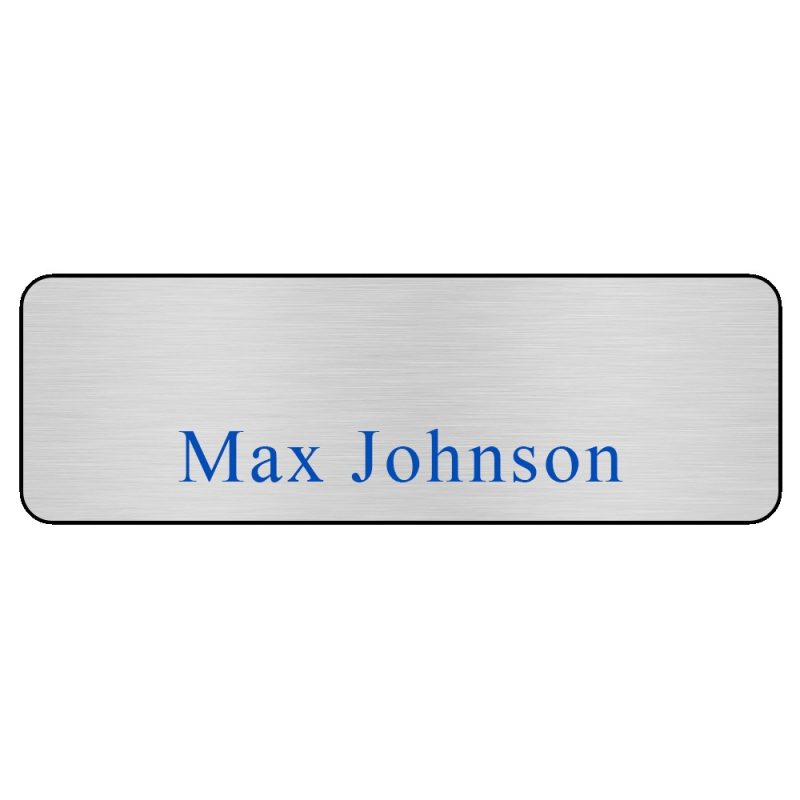 Hollywood Plastic Name Badge (Standard Size 1" x 3") - 2