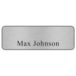 Hollywood Plastic Name Badge (Standard Size 1" x 3") - 4