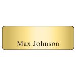 Hollywood Plastic Name Badge (Standard Size 1" x 3") - 7