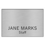 Hollywood Plastic Name Badge (Standard Size 2" x 3") - 4