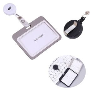 Horizontal Name Tag Badge ID Card Holders
