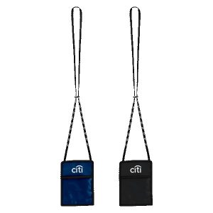 Javitz Crossbody Badge Holder Neck Wallet Lanyard