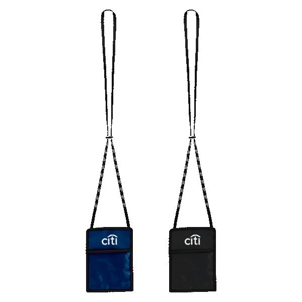 Javitz Crossbody Badge Holder Neck Wallet Lanyard