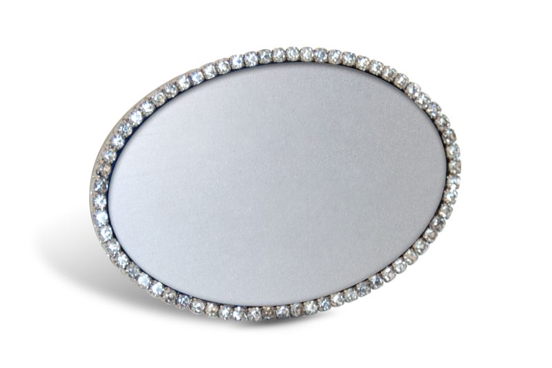 Jeweled Frame Name Badge - 1