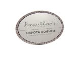 Jeweled Frame Name Badge - 2