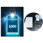 LED Work Card Name Tag with Lanyard - 1