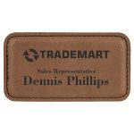 Lane Leatherette Name Tag 3.25x1.75"