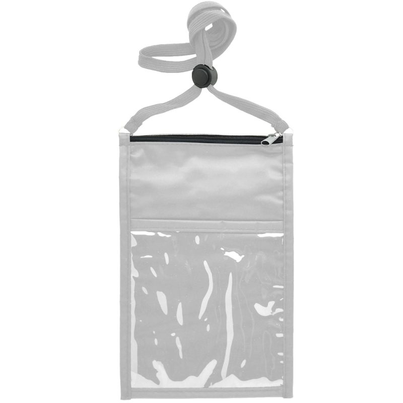 Large Double Pouch Neck Wallet - 1