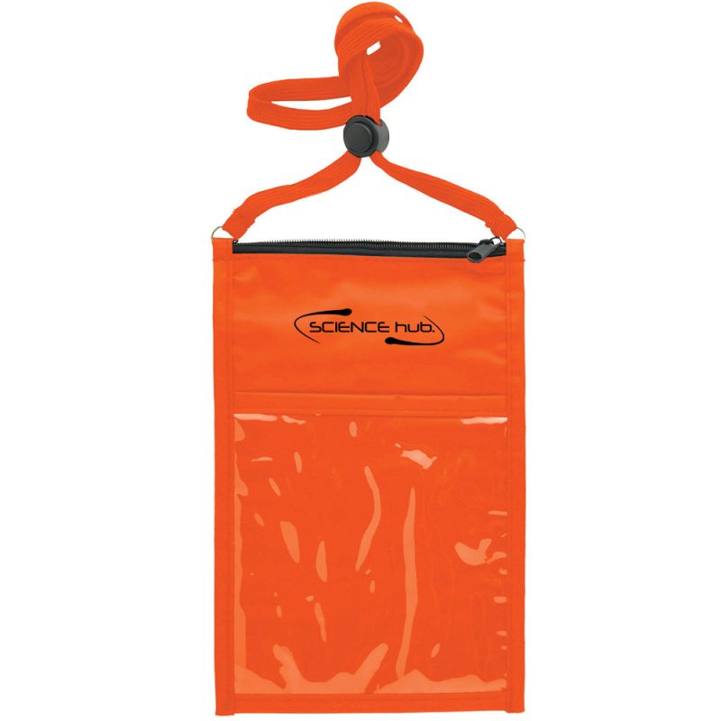 Large Double Pouch Neck Wallet - 3