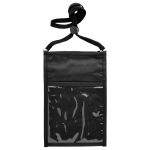 Large Double Pouch Neck Wallet - 1
