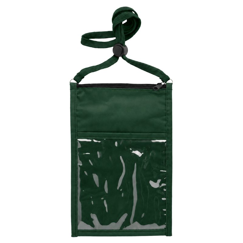 Large Double Pouch Neck Wallet - 4