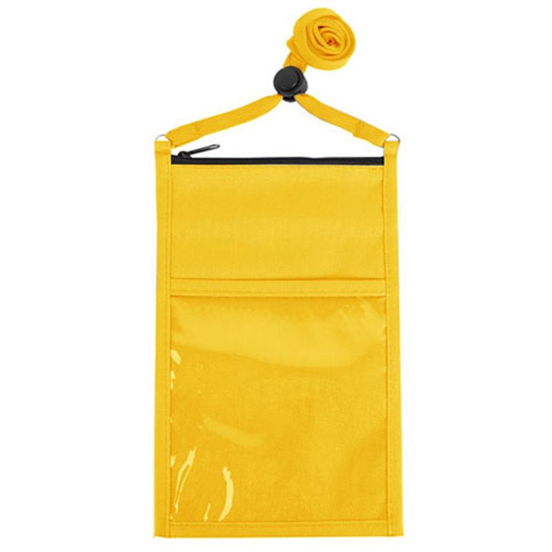 Large Double Pouch Neck Wallet - 2