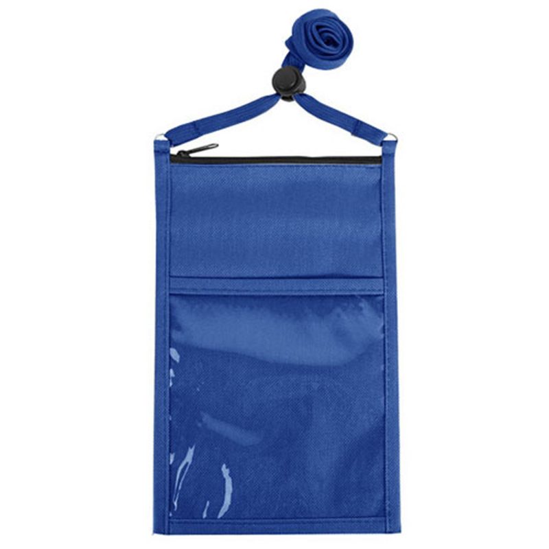 Large Double Pouch Neck Wallet - 7