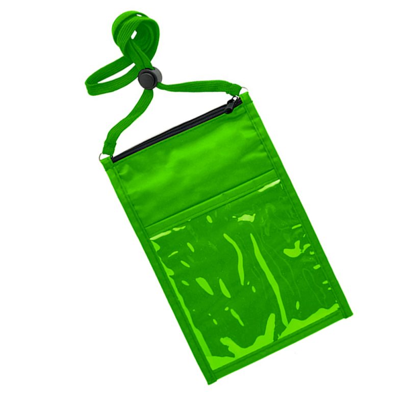 Large Double Pouch Neck Wallet - 2