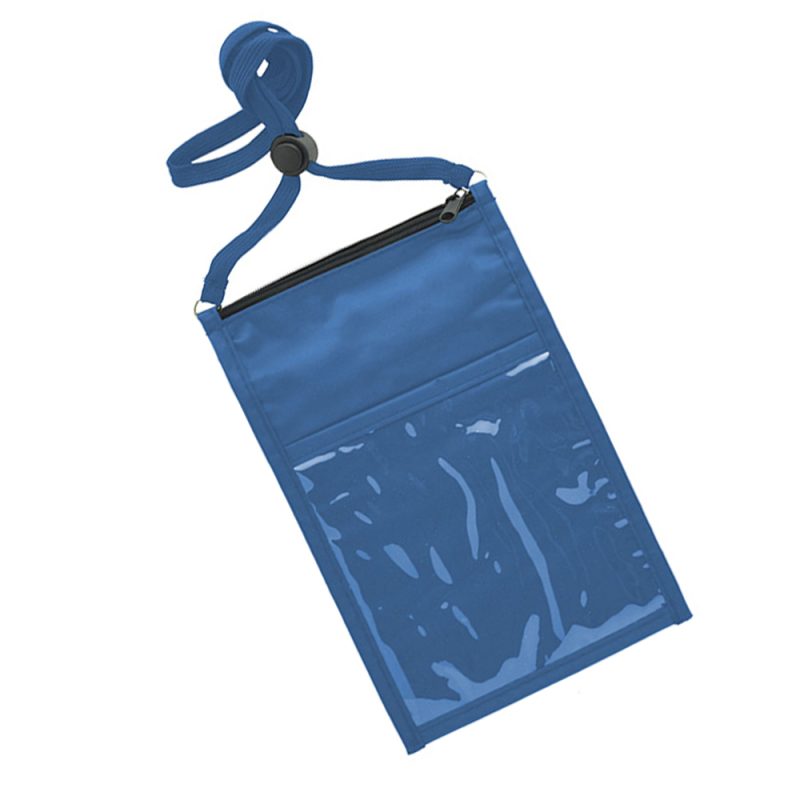 Large Double Pouch Neck Wallet - 6