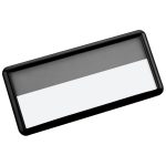Large Plastic Reuseable Name Tag - 2