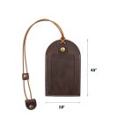 Leather Travel Bag Name Tag - 1