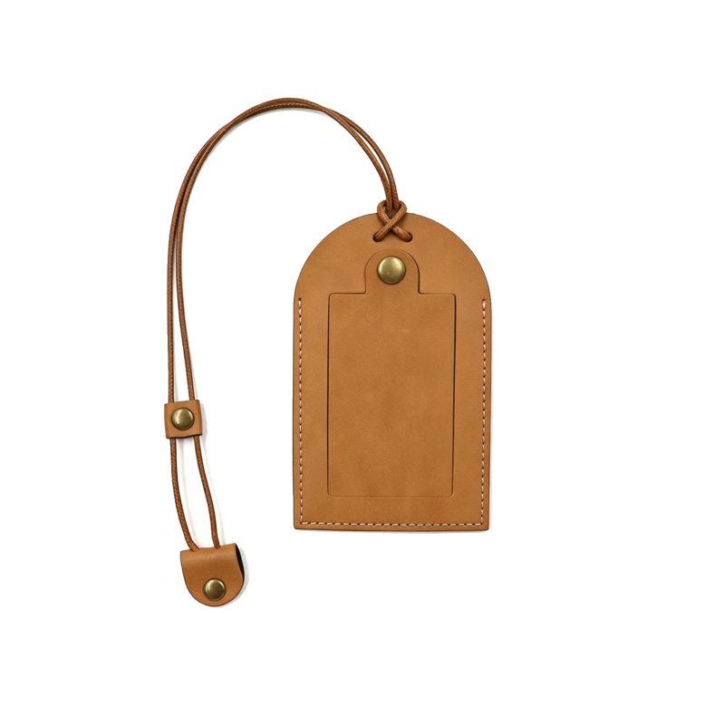 Leather Travel Bag Name Tag - 2