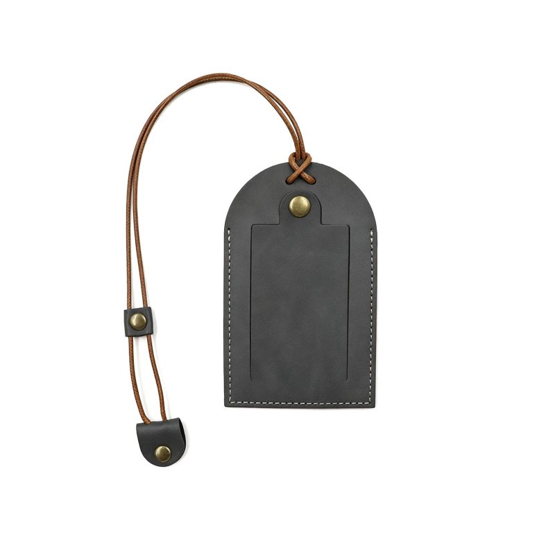 Leather Travel Bag Name Tag - 3