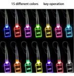 Led Acrylic Work Card W/ Lanyard & Name Tag - 1