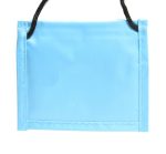Light Blue Small Neck Wallet w/Adjustable Cord (4"x3") - 1