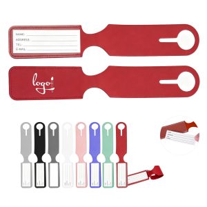 Long Strip PU Luggage Name Tag
