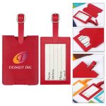 MOQ 50pcs Leather Luggage Name Tag Airplane Travel Essentials For Flying Hotel Check - 2