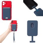Magnetic PU Phone Wallet for MagSafe With Lanyard - 1