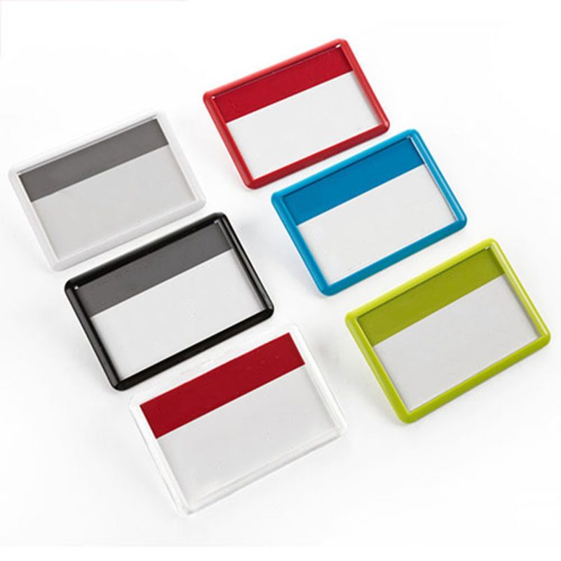 Medium Plastic Reuseable Name Tag - 1