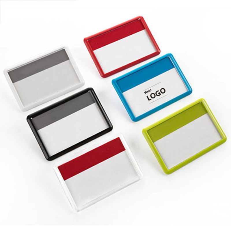 Medium Plastic Reuseable Name Tag