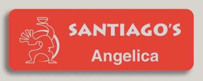Metal Name Tag w/ Bar Pin (3" x 1")